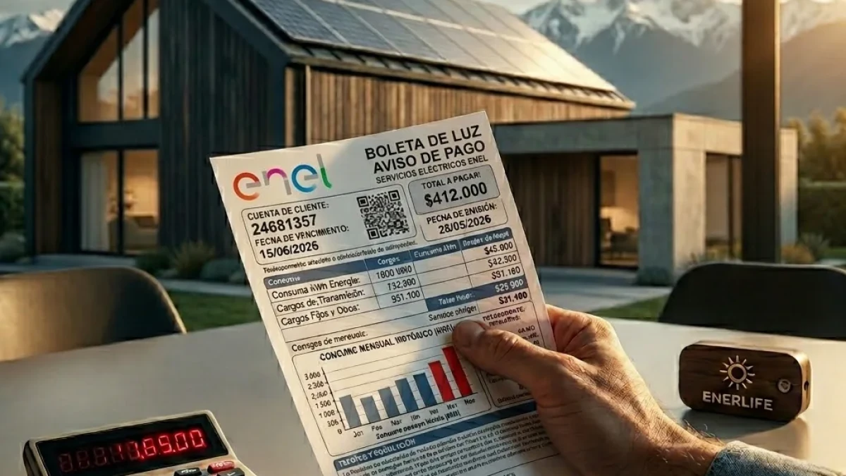 Alerta tarifaria: Las cuentas de la luz vuelven a dispararse en Chile a partir de julio