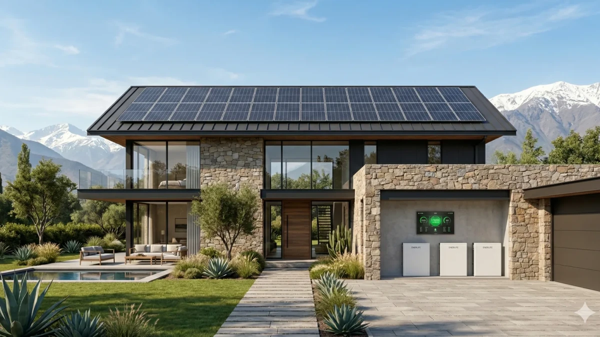 Paneles solares con batería: ¿Valen la pena ante los cortes de luz por temporales en Chile?